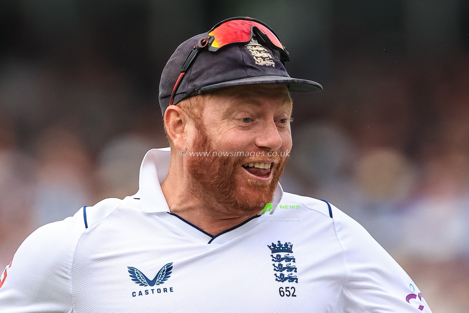 Jonny Bairstow of England chases a ball