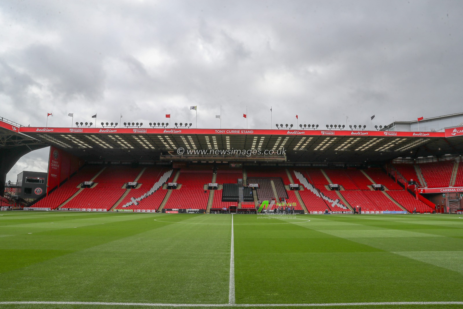 A general view inside of Bramall Lane, home of Sheffield United ahead of the Premier League match Sheffield United vs Newcastle United at Bramall Lane, Sheffield, United Kingdom, 24th September 2023

(Photo by Gareth Evans/News Images)
