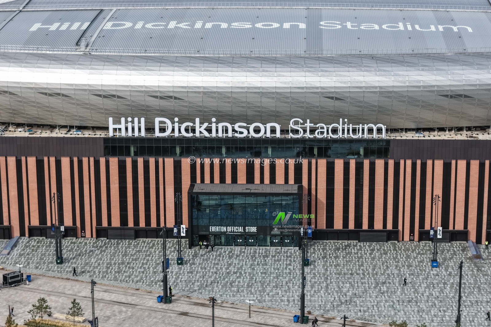 An aerial view of The Hill Dickinson Stadium during the Premier League match Everton vs Aston Villa at Hill Dickinson Stadium, Liverpool, United Kingdom, 13th September 2025

(Photo by Mark Cosgrove/News Images)