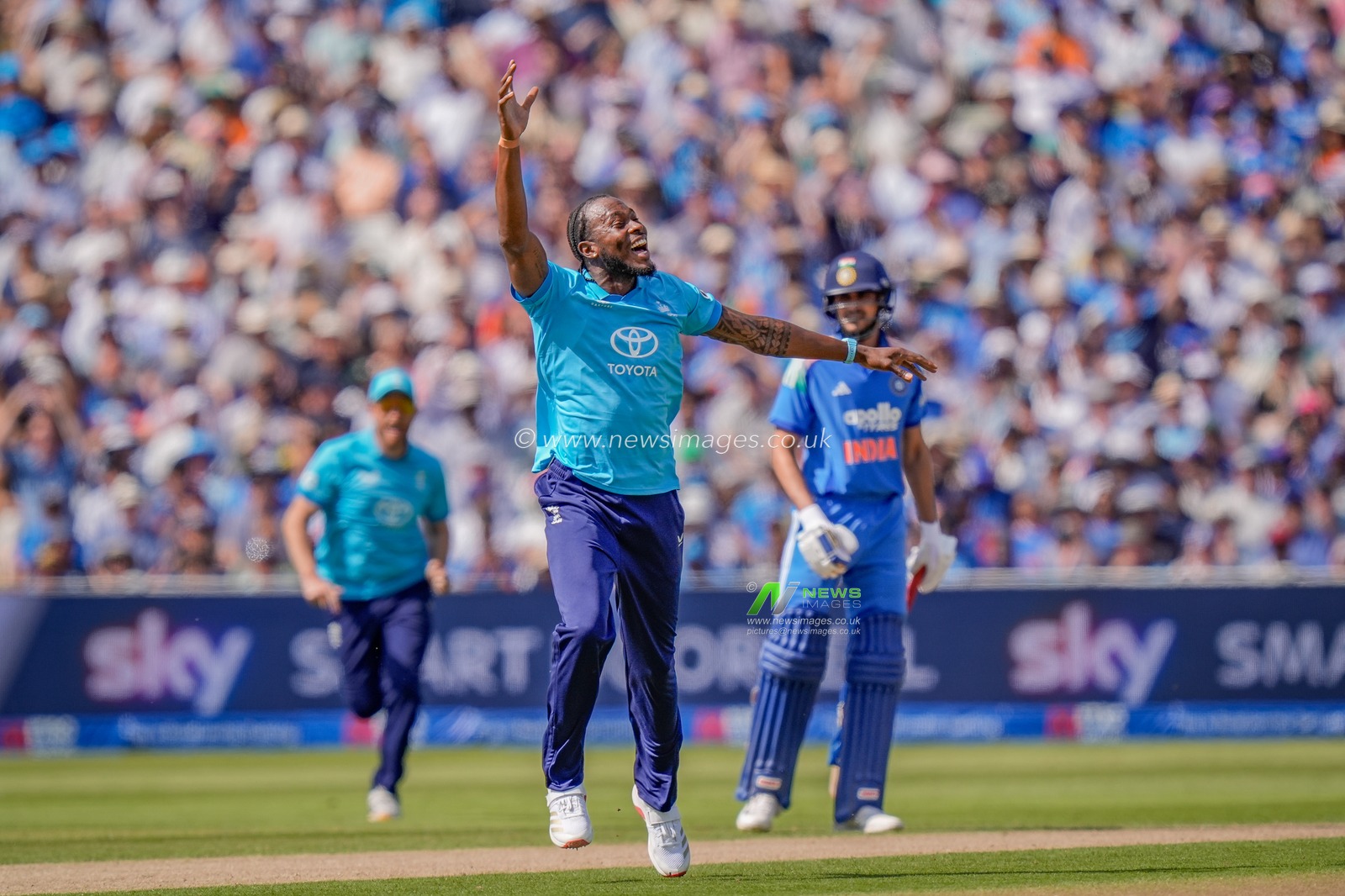 during the 1st Metro Bank ODI match England vs India at Edgbaston, Birmingham, United Kingdom on 14 July 2026

(Photo by Maynard Manyowa/News Images)