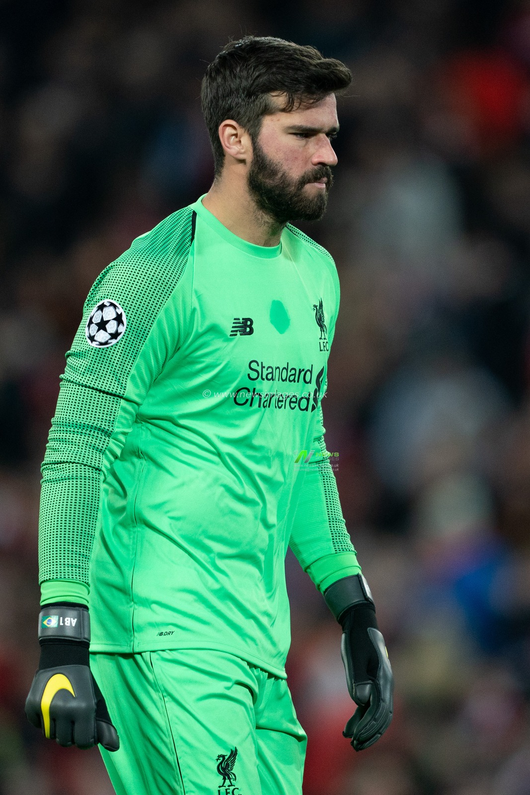 Liverpool's Alison Becker

9th April 2019 , Anfield Stadium, Liverpool, England;  EUFA Champions League Quarter Final, First Leg, Liverpool FC vs FC Porto 

Credit: Terry Donnelly/News Images