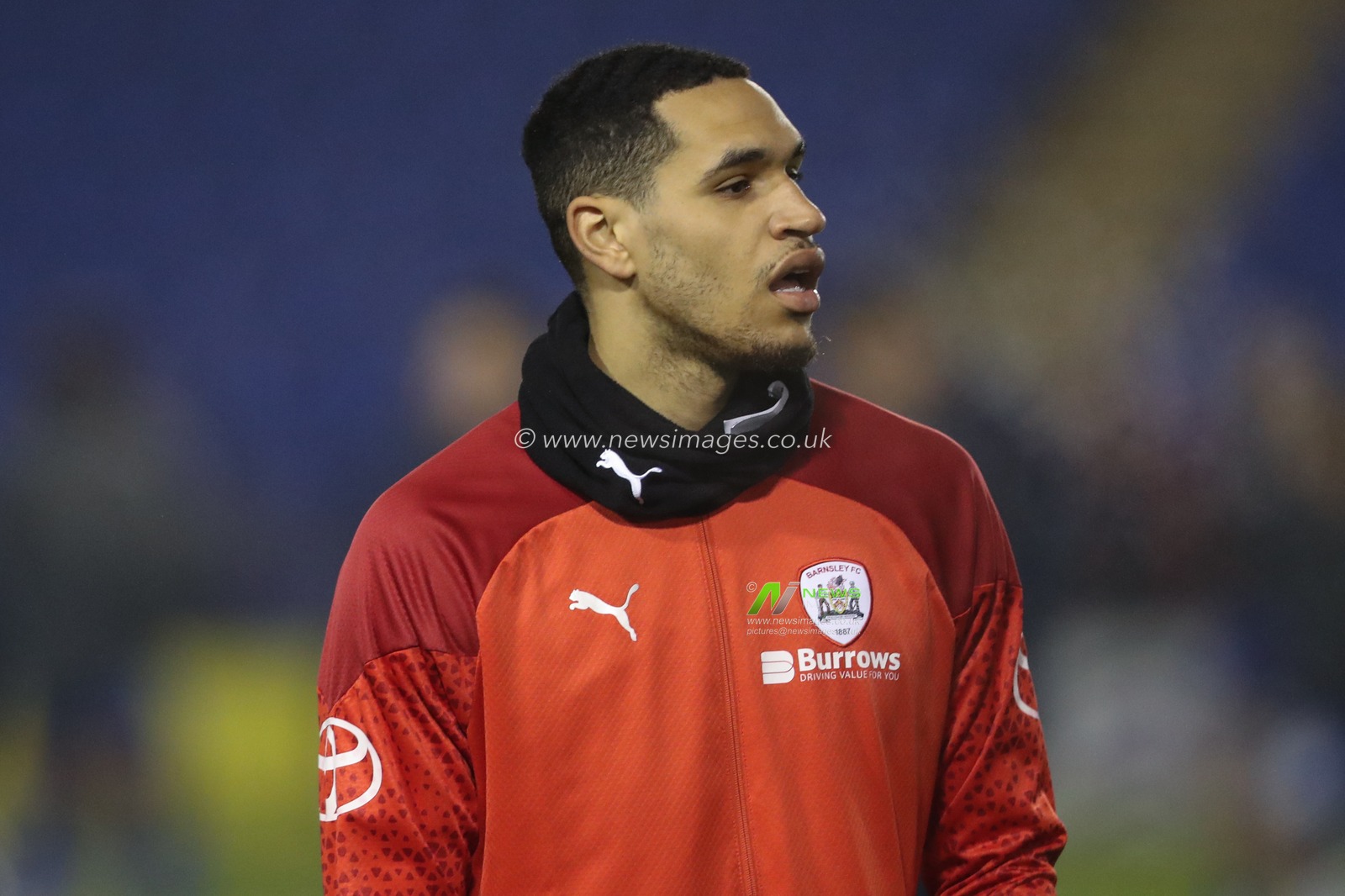 Jon Russell of Barnsley in the pregame warmup session during the Sky Bet League 1 match Shrewsbury Town vs Barnsley at Croud Meadow, Shrewsbury, United Kingdom, 13th February 2024

(Photo by Alfie Cosgrove/News Images)