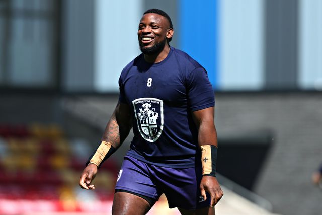 Gadwin Springer of Featherstone Rovers before the Betfred Championship match York City Knights vs Featherstone Rovers at LNER Community Stadium, York, United Kingdom, 29th June 2025

(Photo by Sam Eaden/News Images)