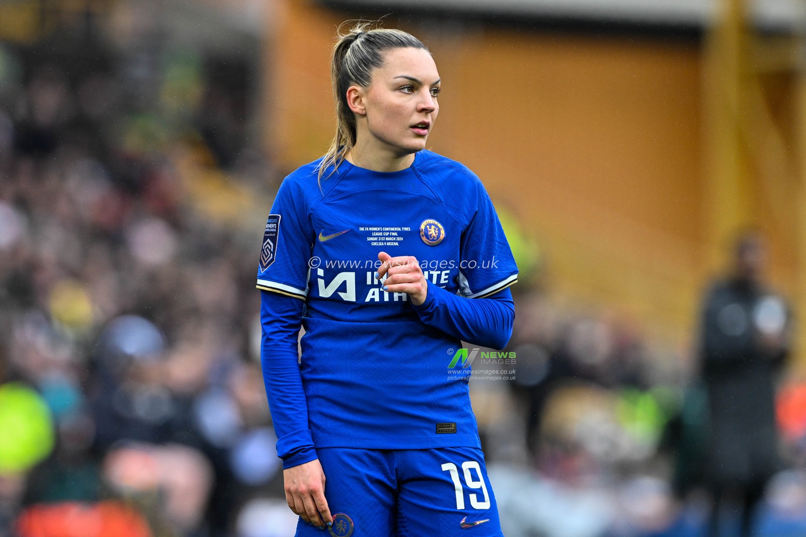 Johanna Rytting Kaneryd of Chelsea Women during the FA Women's League Cup Final match Arsenal Women vs Chelsea FC Women at Molineux, Wolverhampton, United Kingdom, 31st March 2024

(Photo by Cody Froggatt/News Images)