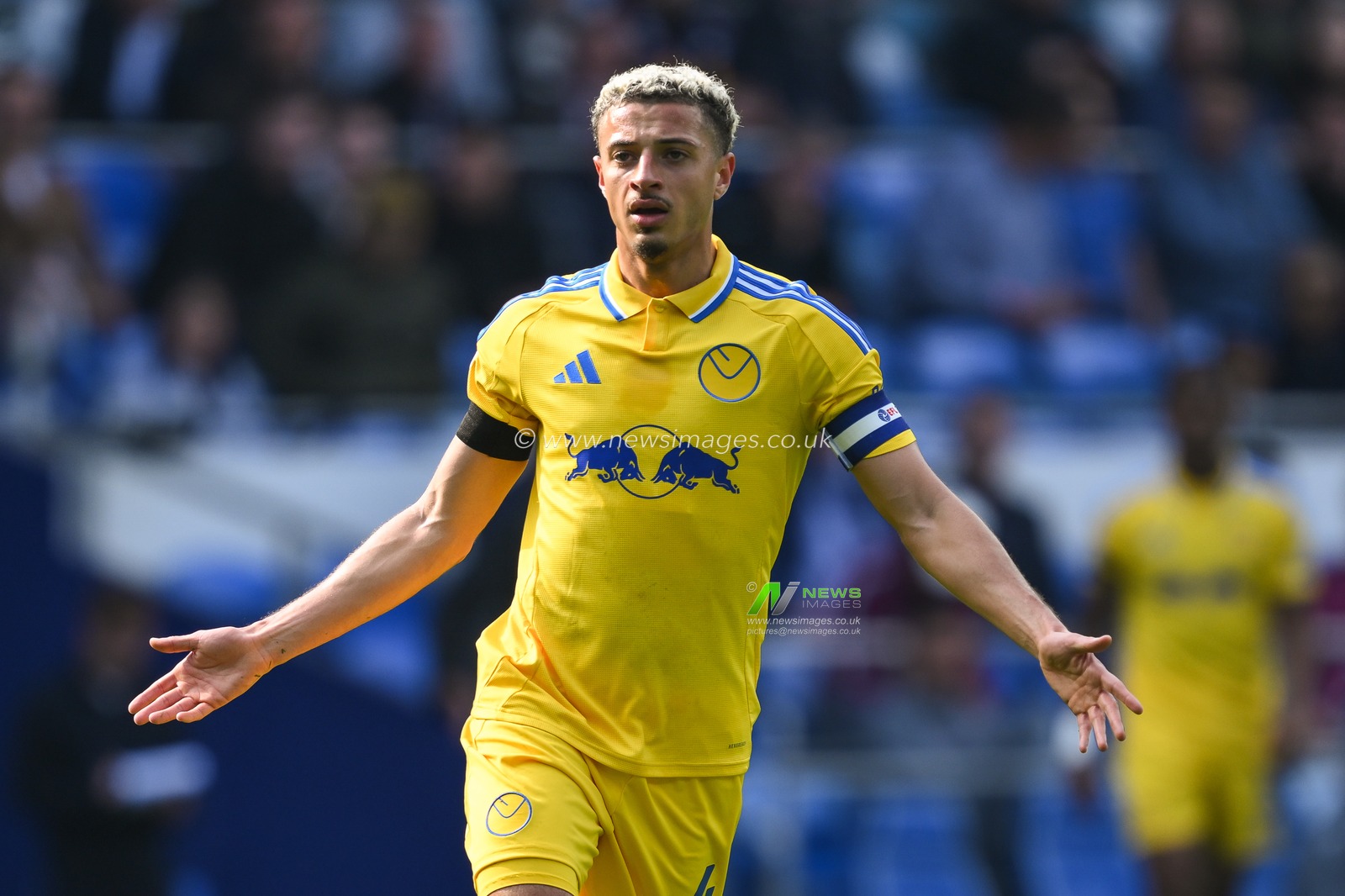 Ethan Ampadu of Leeds United during the Sky Bet Championship match Cardiff City vs Leeds United at Cardiff City Stadium, Cardiff, United Kingdom, 21st September 2024

(Photo by Craig Thomas/News Images)