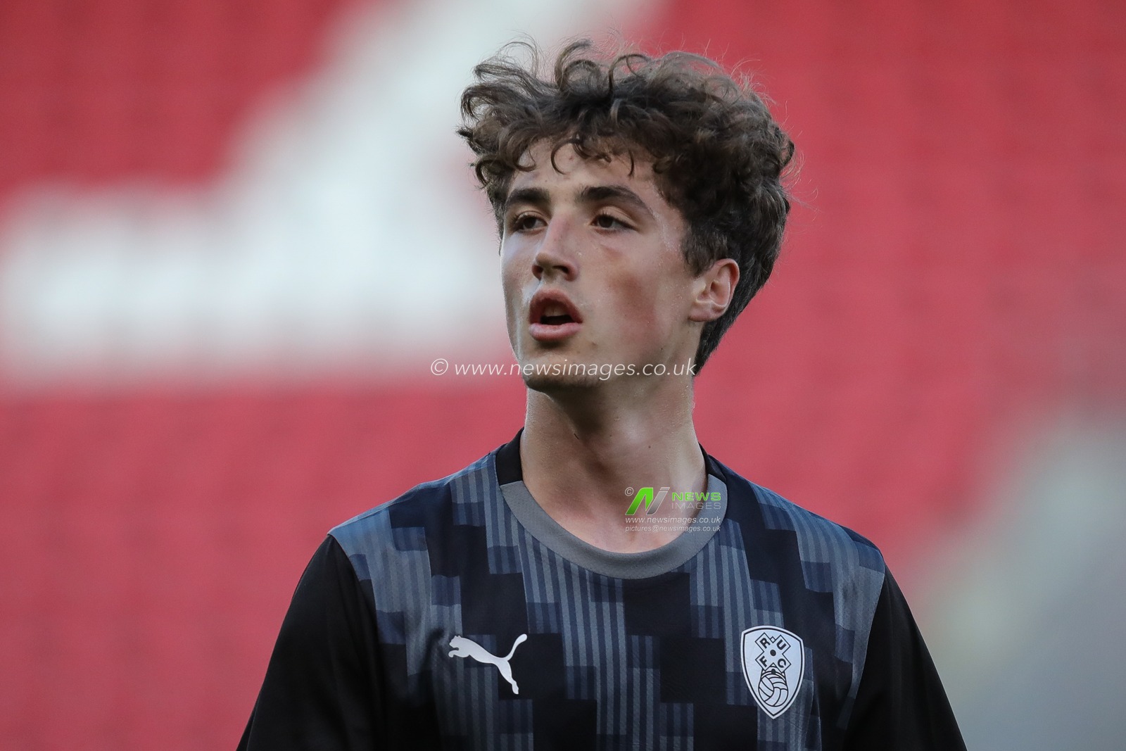 Hamish Douglas #36 of Rotherham during the Pre-season friendly match Rotherham United vs Middlesbrough at New York Stadium, Rotherham, United Kingdom, 19th July 2023

(Photo by James Heaton/News Images)