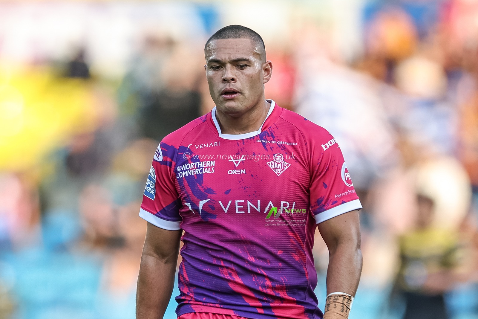 Tui Lolohea of Huddersfield Giants during the Magic Weekend match Huddersfield Giants vs Castleford Tigers at Elland Road, Leeds, United Kingdom, 18th August 2024

(Photo by Mark Cosgrove/News Images)