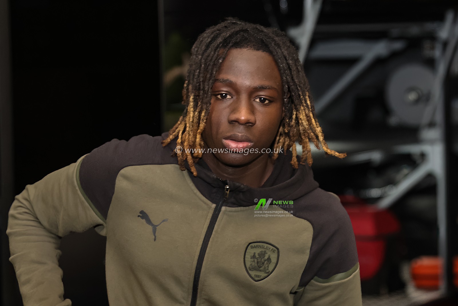 FÃ¡bio JalÃ³ #12 of Barnsley arrivbes during the Bristol Street Motors Trophy match Blackpool vs Barnsley at Bloomfield Road, Blackpool, United Kingdom, 5th December 2023

(Photo by Mark Cosgrove/News Images)