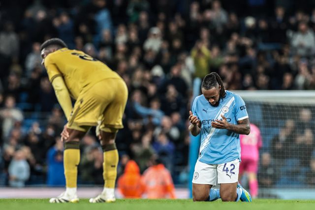 Antoine Semenyo of Manchester City after the game during the Premier League match Manchester City vs Crystal Palace at Etihad Stadium, Manchester, United Kingdom on 13 May 2026

(Photo by Mark Cosgrove/News Images)