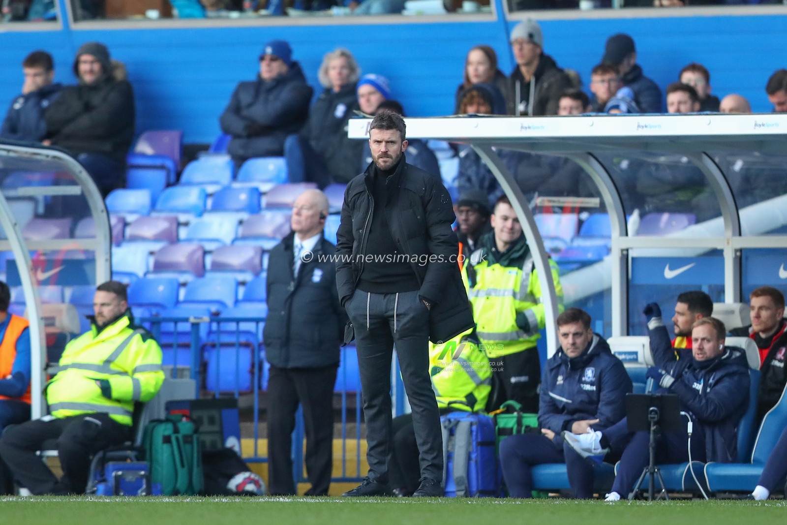 Michael Carrick Manager of Middlesbrough during the Sky Bet Championship match Birmingham City vs Middlesbrough at St Andrews, Birmingham, United Kingdom, 2nd January 2023

(Photo by Gareth Evans/News Images)