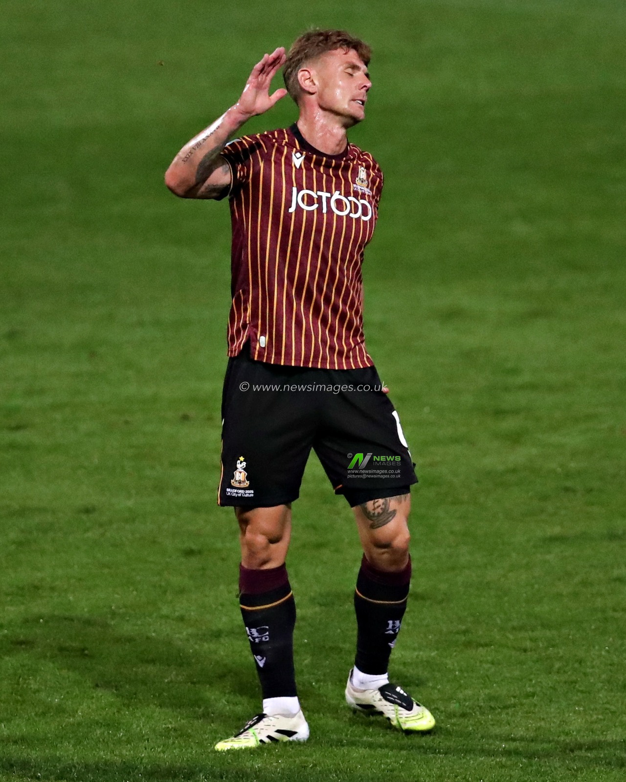the The Vertu Trophy match Bradford City vs Grimsby Town at University of Bradford Stadium, Bradford, United Kingdom, 2nd September 2025(Photo by Sam Eaden/News Images)