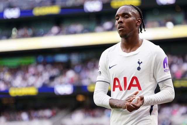 Mathys Tel of Tottenham Hotspur during the Premier League match Tottenham Hotspur vs Newcastle Untied at Tottenham Hotspur Stadium, London, United Kingdom on 29 August 2026

(Photo by Harvey Murphy/News Images)