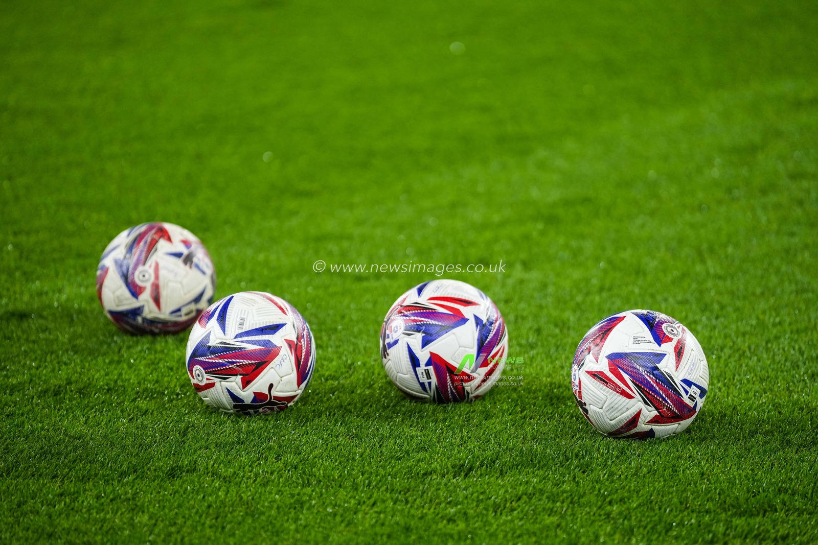 General view of the match balls, ahead of Sky Bet Championship match Cardiff City vs Hull City at Cardiff City Stadium, Cardiff, United Kingdom, 25th February 2025

(Photo by Andrew Lewis/News Images)
