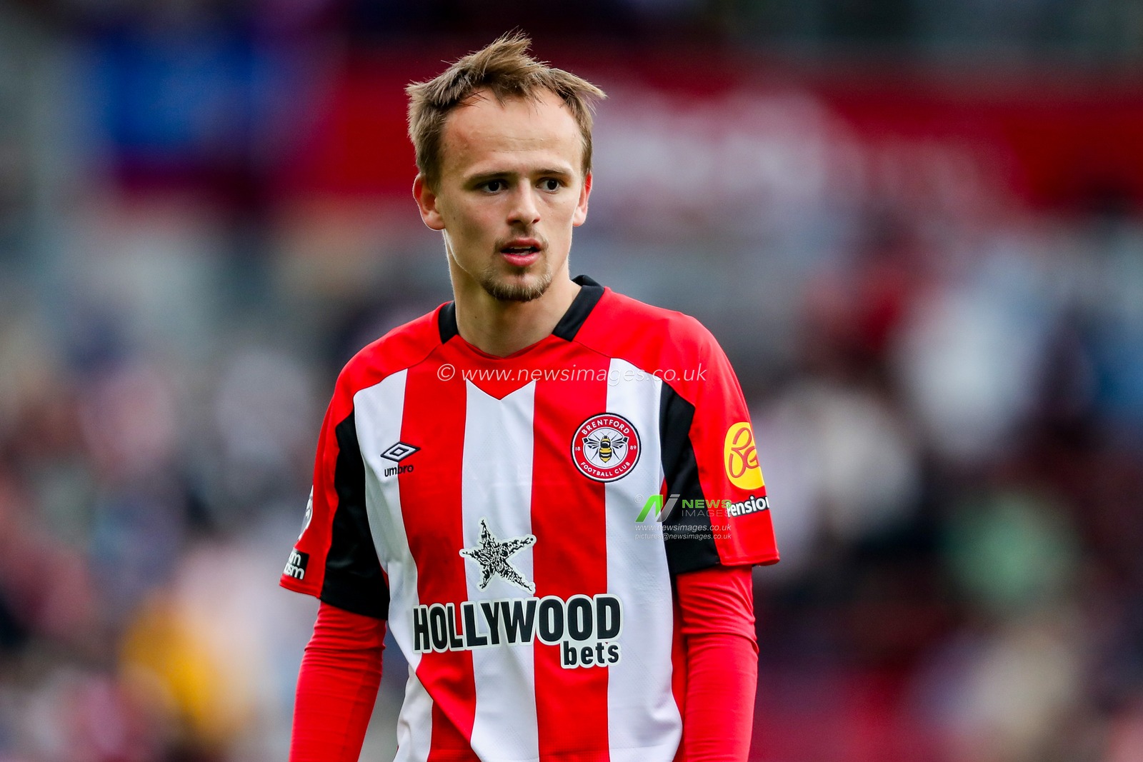 Mikkel Damsgaard of Brentford looks on during the Premier League match Brentford vs Manchester United at The Gtech Community Stadium, London, United Kingdom, 4th May 2025

(Photo by Izzy Poles/News Images)
