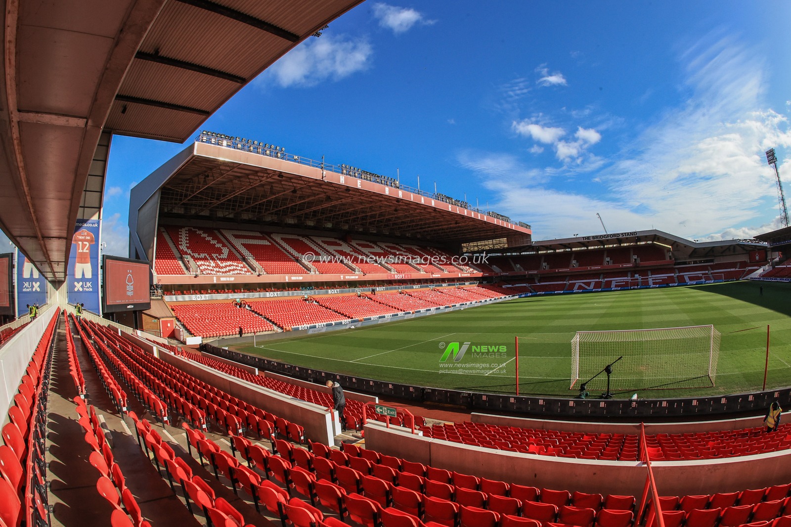 A general view of City Ground ahead of this afternoons Emirates FA Cup 4th Round fixture Nottingham Forest v Leicester City