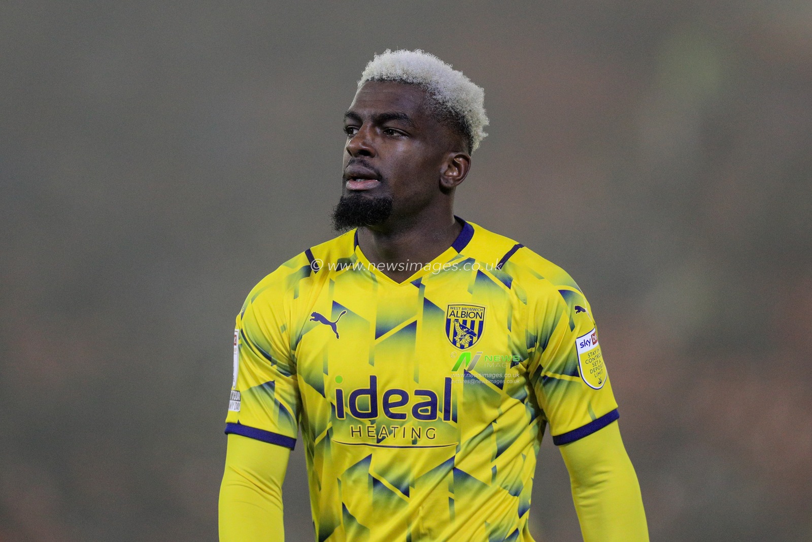 Cedric Kipre #21 of West Bromwich Albion during the game