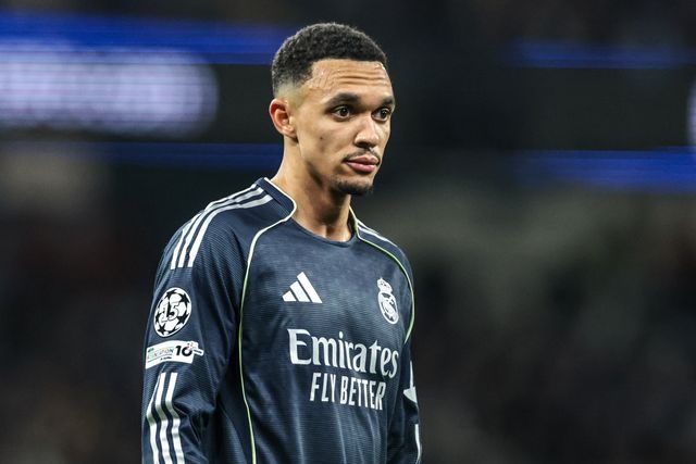 Trent Alexander-Arnold of Real Madrid during the UEFA Champions League last 16 second leg match Manchester City vs Real Madrid at The City of Manchester Stadium, Manchester, United Kingdom on 17 March 2026

(Photo by Mark Cosgrove/News Images)