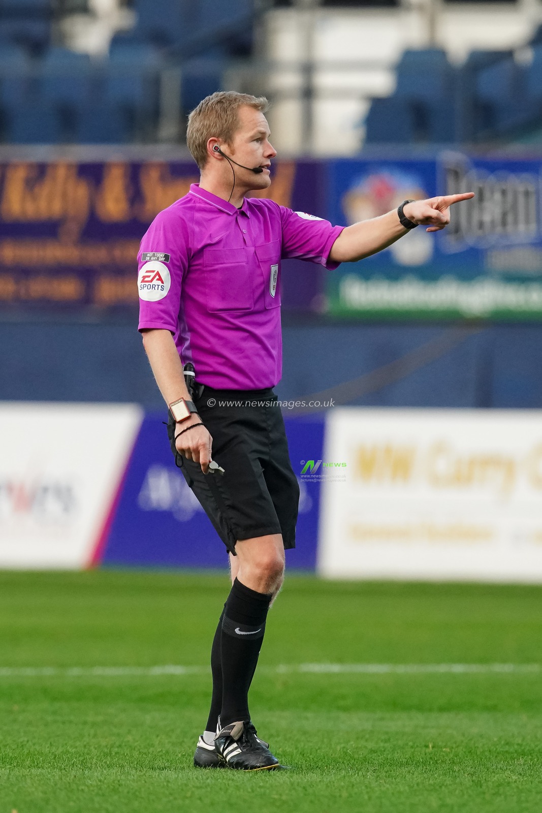 Referee Gavin Ward