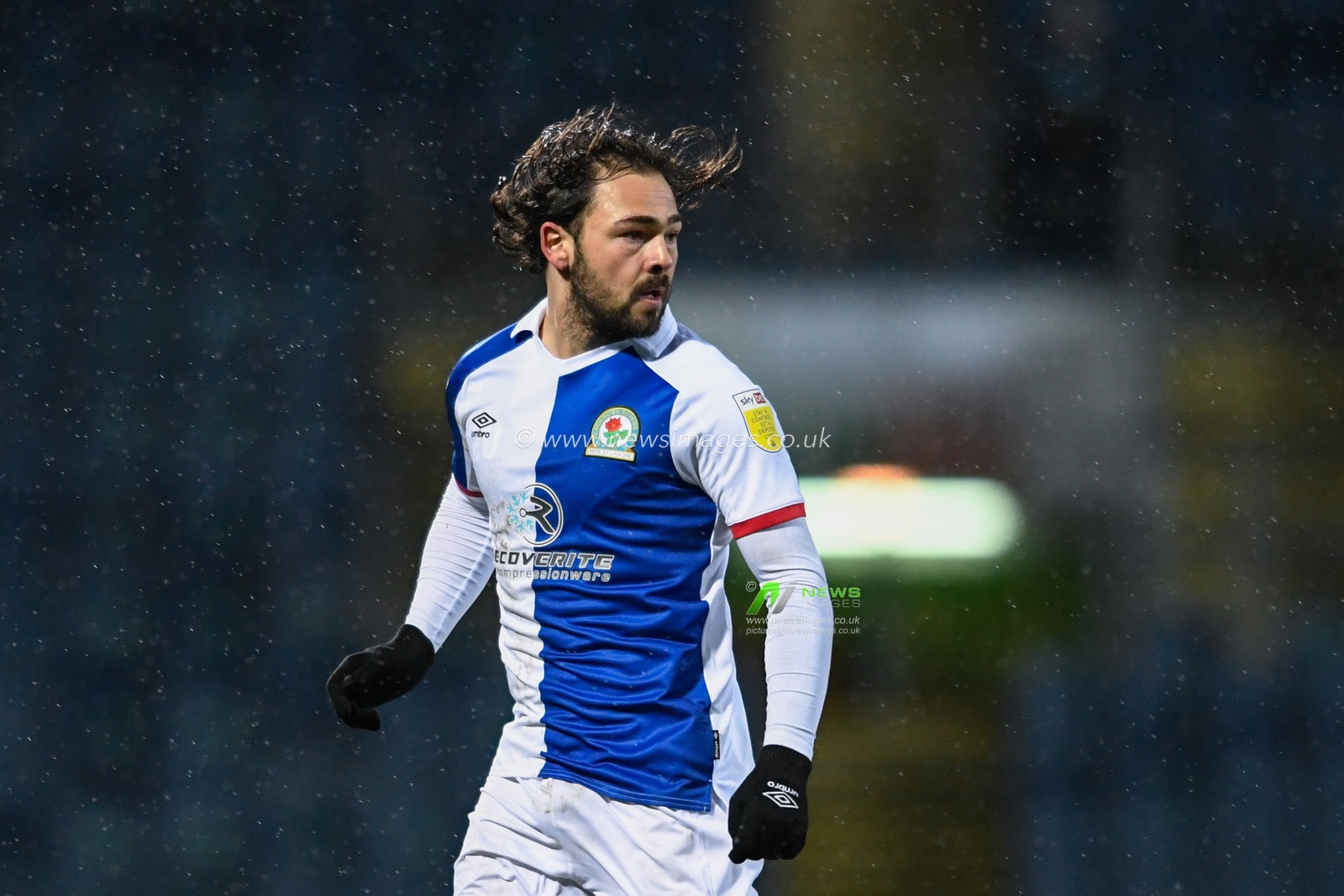 Bradley Dack #23 of Blackburn Rovers in action during the game
