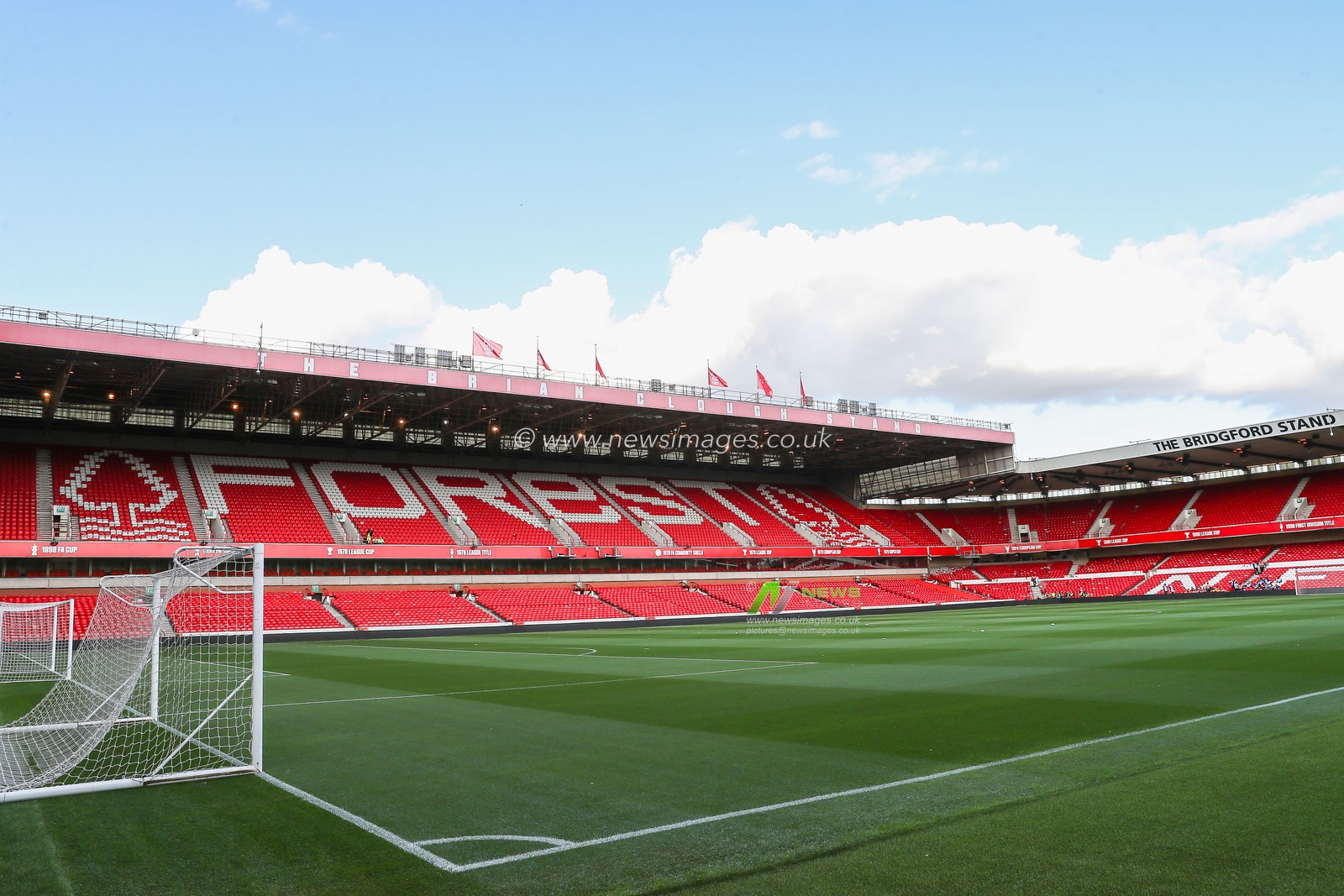 A general view of The City Ground, Home of Nottingham Forrest ahead of the Carabao Cup match Nottingham Forest vs Burnley at City Ground, Nottingham, United Kingdom, 30th August 2023

(Photo by Gareth Evans/News Images)