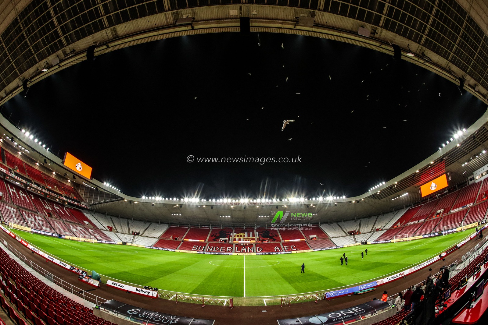 A general view of the Stadium of Light ahead of the Premier League match Sunderland vs Burnley at Stadium Of Light, Sunderland, United Kingdom, 2nd February 2026

(Photo by Alfie Cosgrove/News Images)