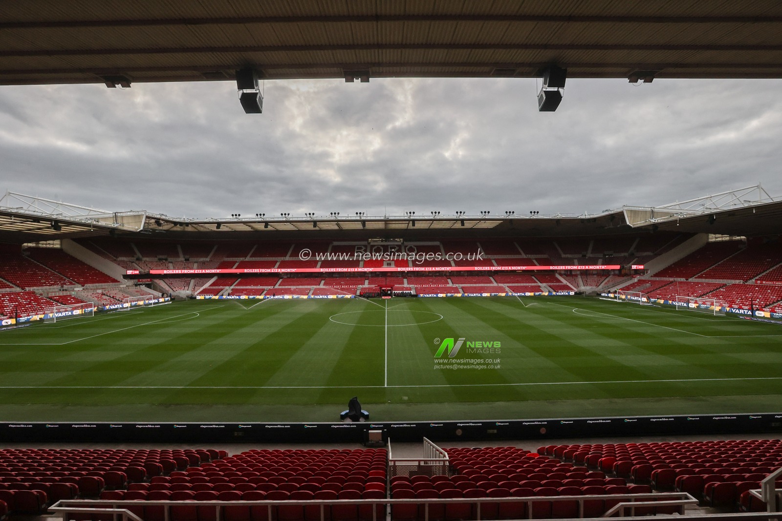 A general view of Riverside Stadium ahead of the Sky Bet Championship match Middlesbrough vs Sheffield United at Riverside Stadium, Middlesbrough, United Kingdom, 23rd October 2024

(Photo by Alfie Cosgrove/News Images)