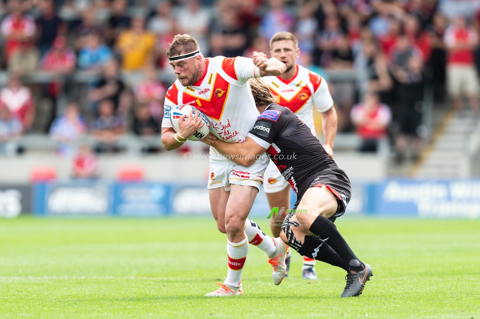 21st July 2019 ,  AJ Bell Stadium, Salford, England;  Betfred Super League, Round 23, Salford Red Devils vs Catalans Dragons ; Remi Casty of Catalans Dragons 

Credit: Richard Long/News Images