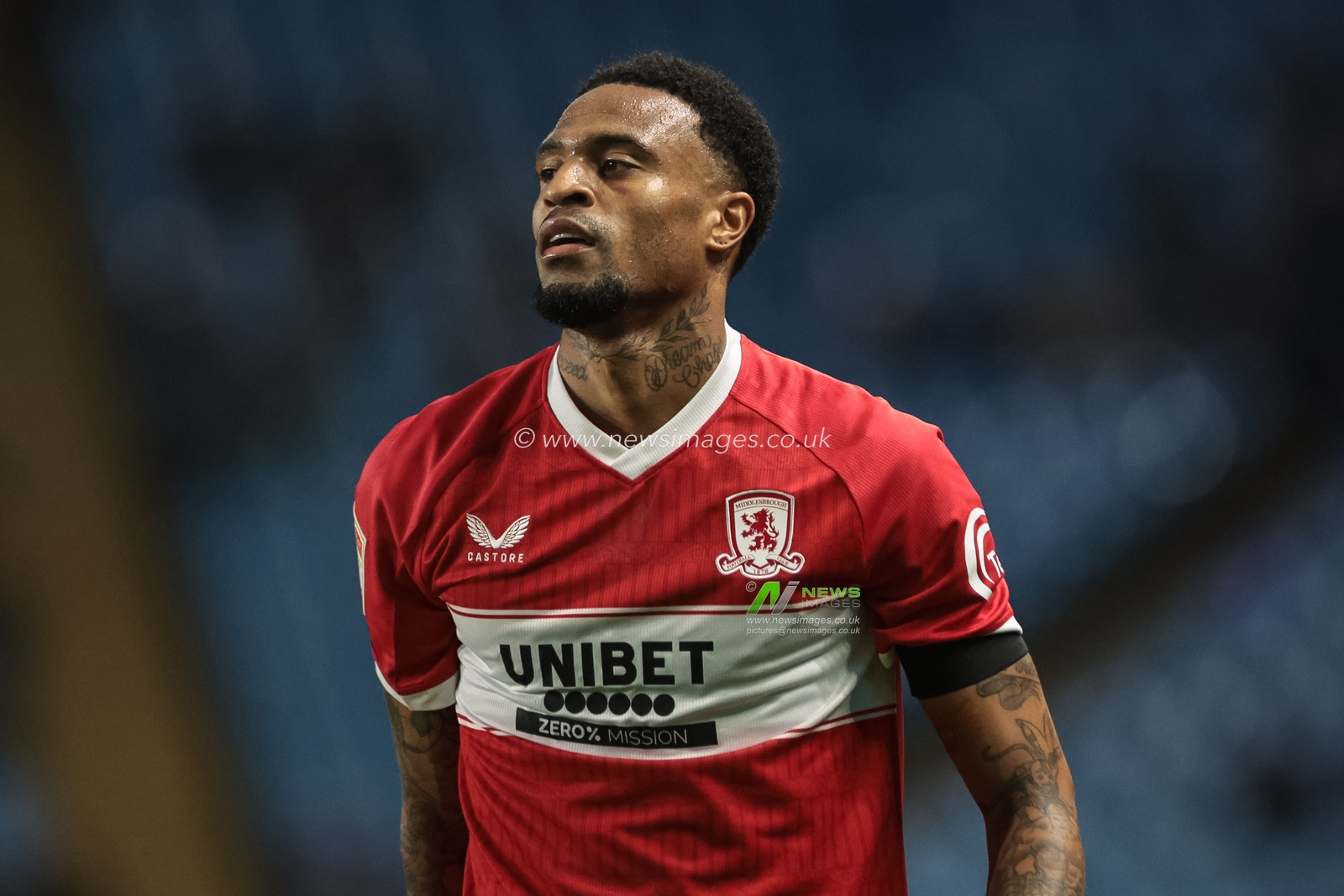 Delano Burgzorg of Middlesbrough during the Sky Bet Championship match Sheffield Wednesday vs Middlesbrough at Hillsborough, Sheffield, United Kingdom, 22nd October 2025

(Photo by Mark Cosgrove/News Images)
