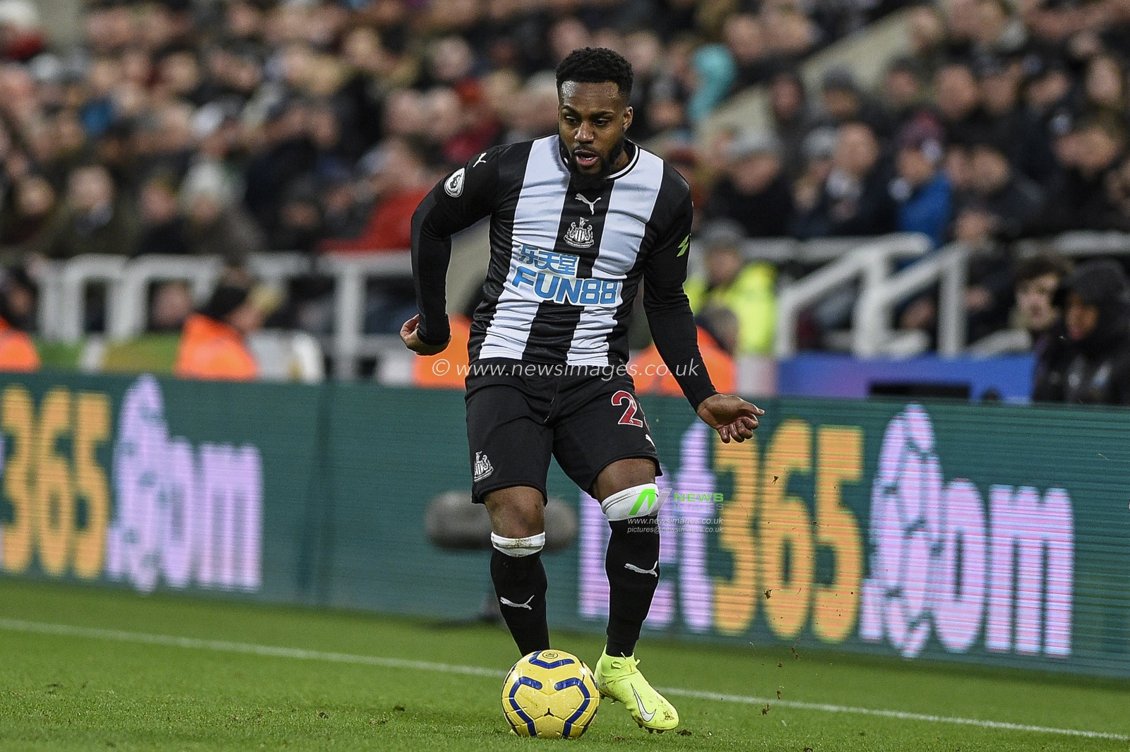 1st February 2020, St. James's Park, Newcastle, England; Premier League, Newcastle United v Norwich City : Danny Rose (28) of Newcastle United in action