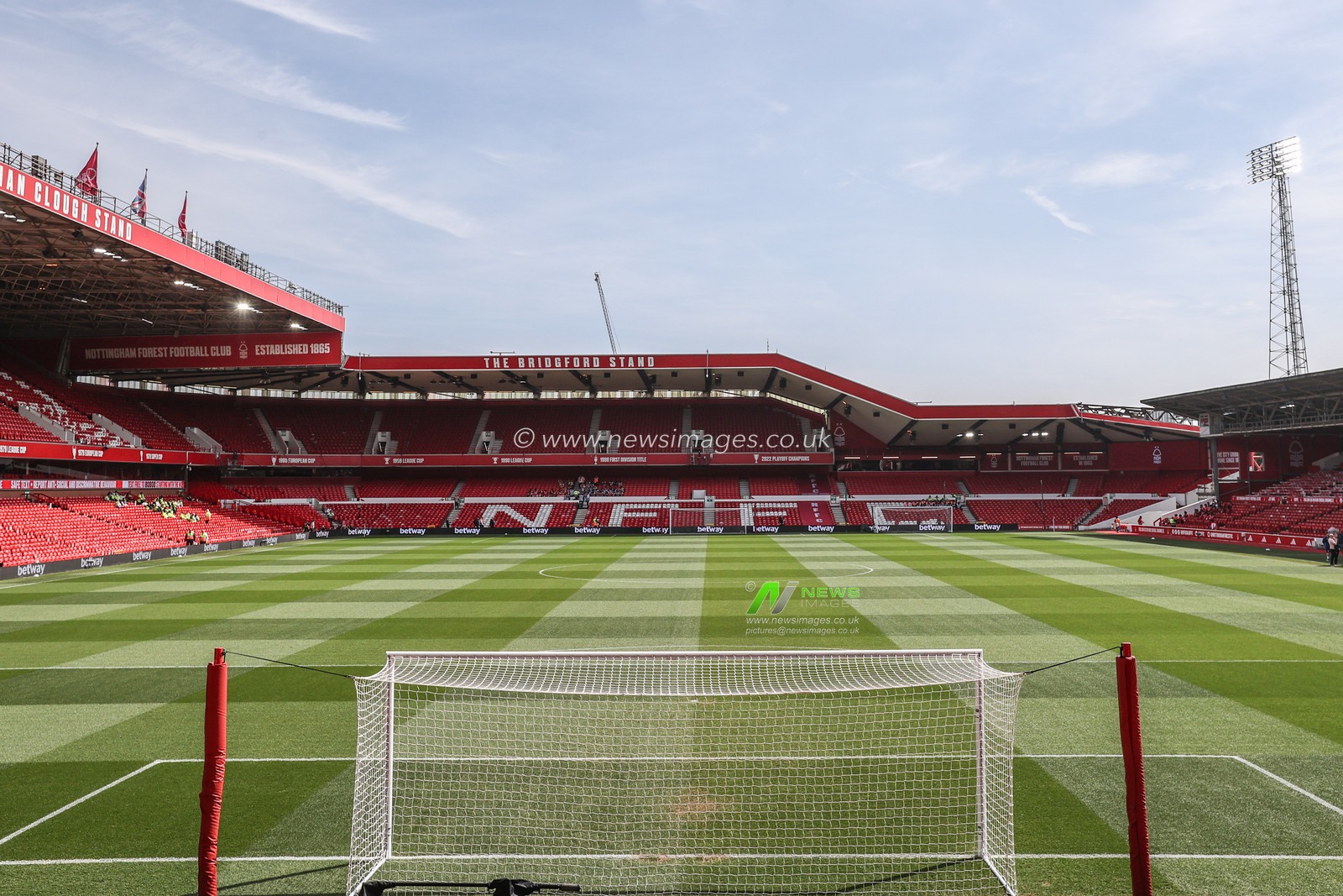 A general view of City Ground ahead of the Premier League match Nottingham Forest vs Everton at City Ground, Nottingham, United Kingdom, 12th April 2025

(Photo by Alfie Cosgrove/News Images)