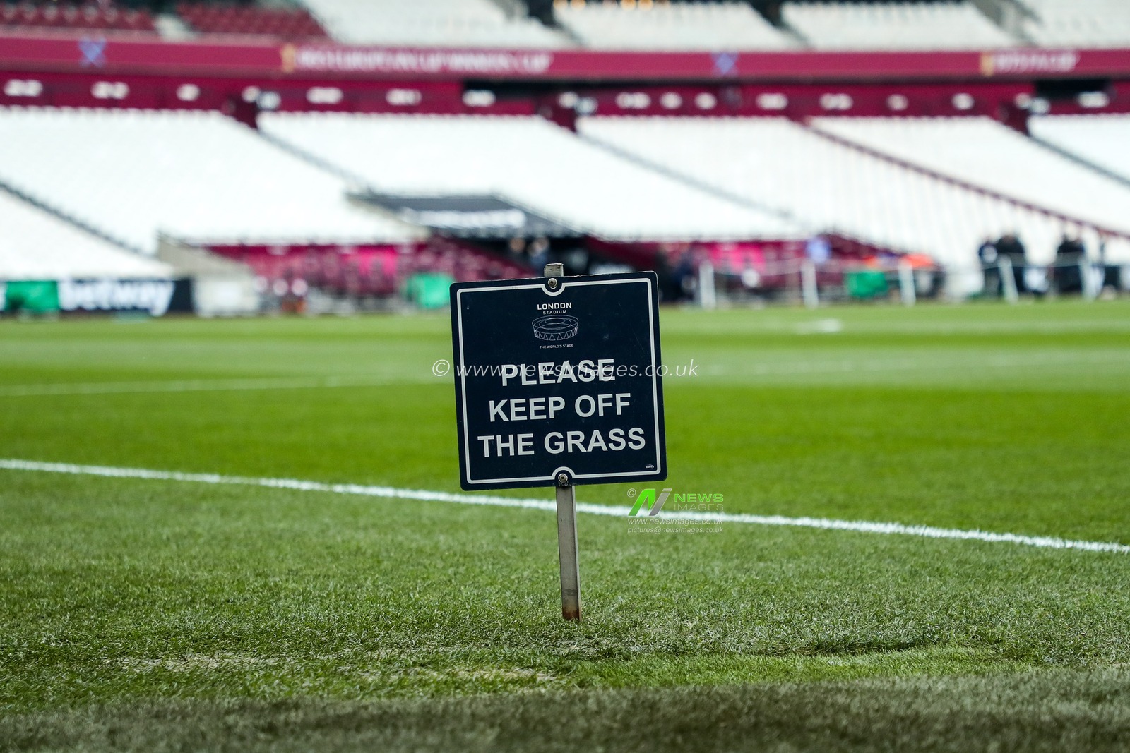 A detailed view of London Stadium prior to the Premier League match West Ham United vs Brentford at London Stadium, London, United Kingdom, 15th February 2025

(Photo by Izzy Poles/News Images)