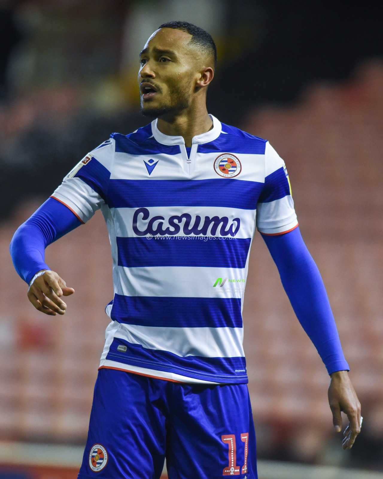 11th December 2019, Oakwell, Barnsley, England; Sky Bet Championship, Barnsley v Reading : Jordan Obita (11) of Reading FC

Credit: Dean Williams/News Images
