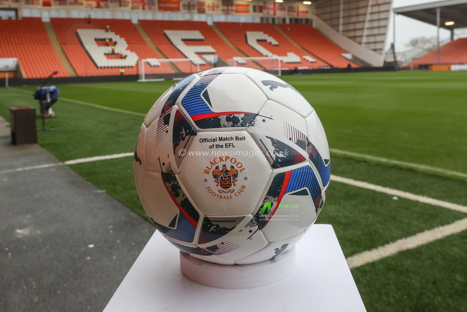 Blackpool FC official match ball for the EFL