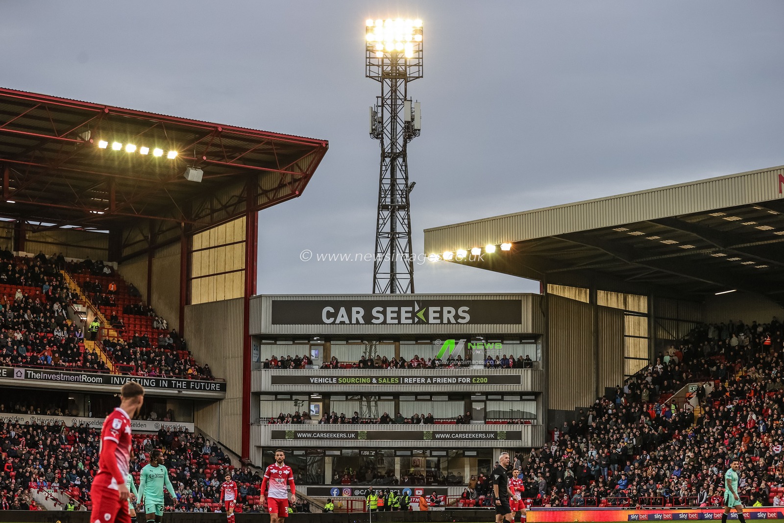 Scenes from the game during the Sky Bet League 1 match Barnsley vs Wigan Athletic at Oakwell, Barnsley, United Kingdom, 1st January 2024

(Photo by Mark Cosgrove/News Images)