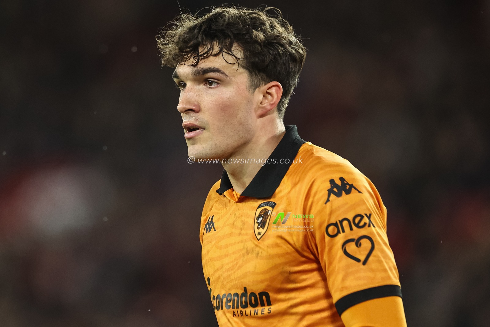 Kyle Joseph of Hull City during the Sky Bet Championship match Sheffield United vs Hull City at Bramall Lane, Sheffield, United Kingdom, 24th January 2025

(Photo by Mark Cosgrove/News Images)