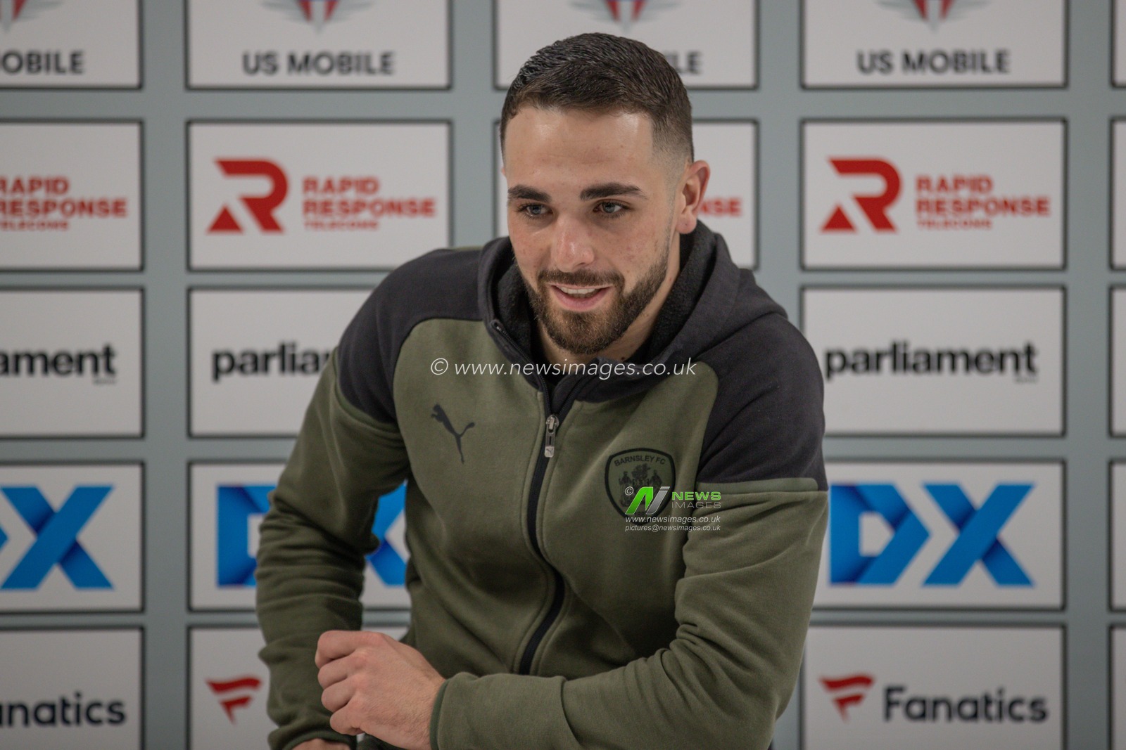 Adam Phillips of Barnsley speaks in the post match press conference bduring the Sky Bet League 1 match Barnsley vs Derby County at Oakwell, Barnsley, United Kingdom, 24th February 2024

(Photo by Alfie Cosgrove/News Images)