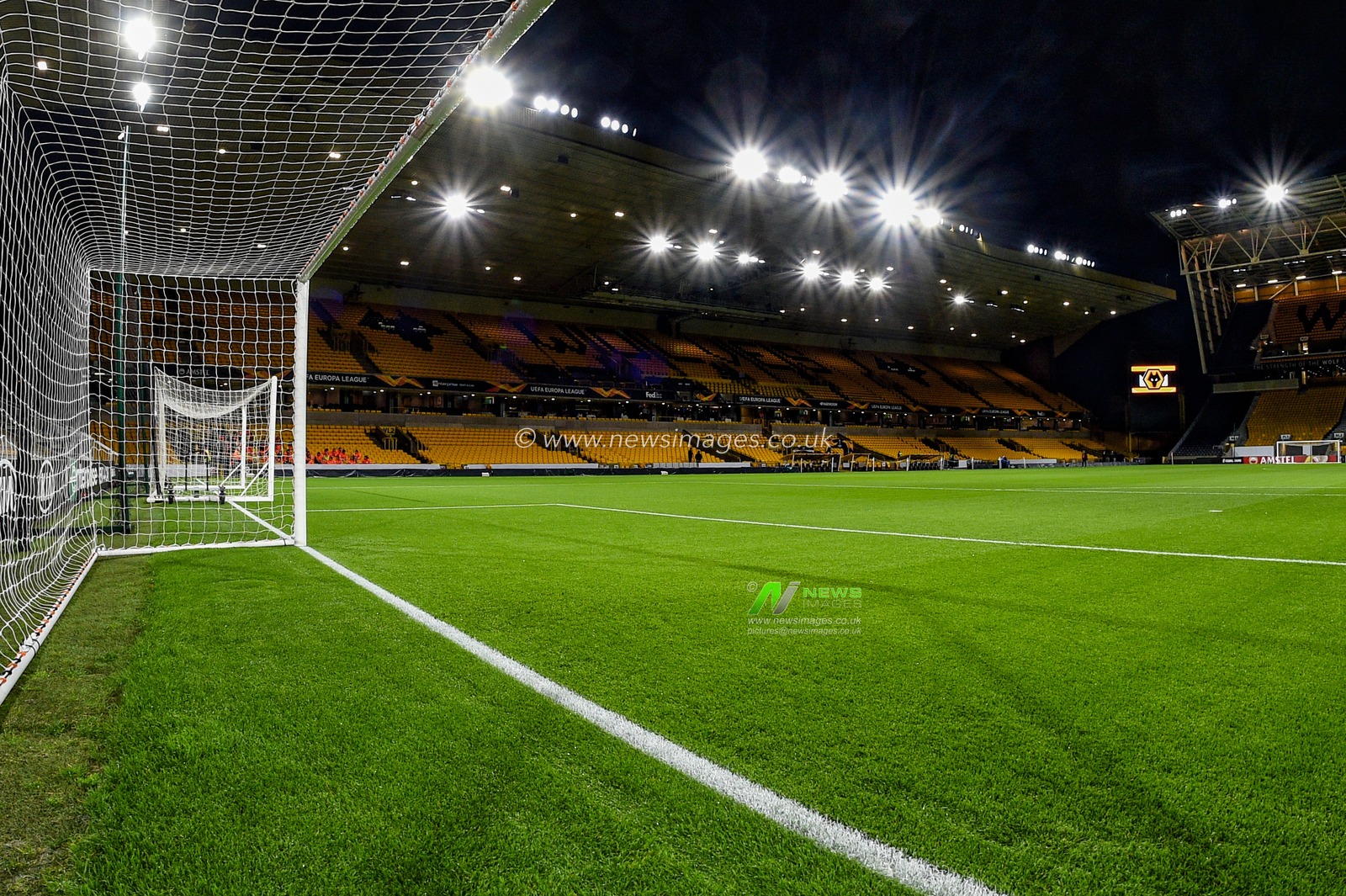 12th December 2019, Molineux, Wolverhampton, England; UEFA Europa League, Wolverhampton Wanderers v Besiktas : A general view of Molineux ahead of tonights UEFA Europa League game

Credit: Richard Long/News Images