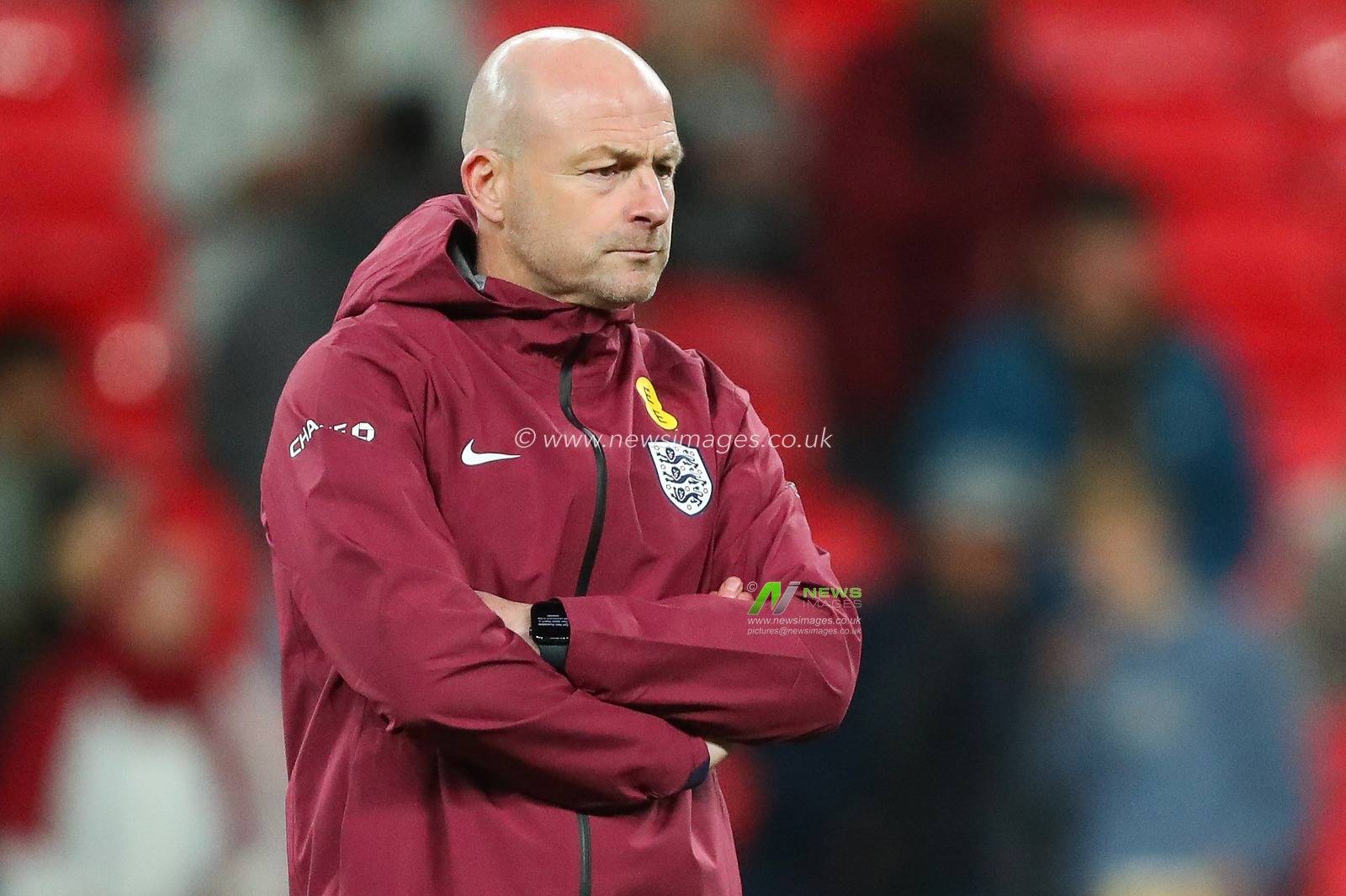Lee Carsley of England looks on during warm ups prior to the UEFA Nations League - League B - Group B2 - match England vs Greece at Wembley Stadium, London, United Kingdom, 10th October 2024

(Photo by Gareth Evans/News Images)