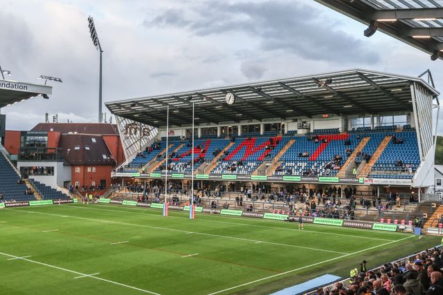 A general view of Headingley Stadium ahead of the Betfred Super League round 26 match Leeds Rhinos vs Catalans Dragons at Headingley Stadium, Leeds, United Kingdom, 11th September 2025

(Photo by Alfie Cosgrove/News Images)