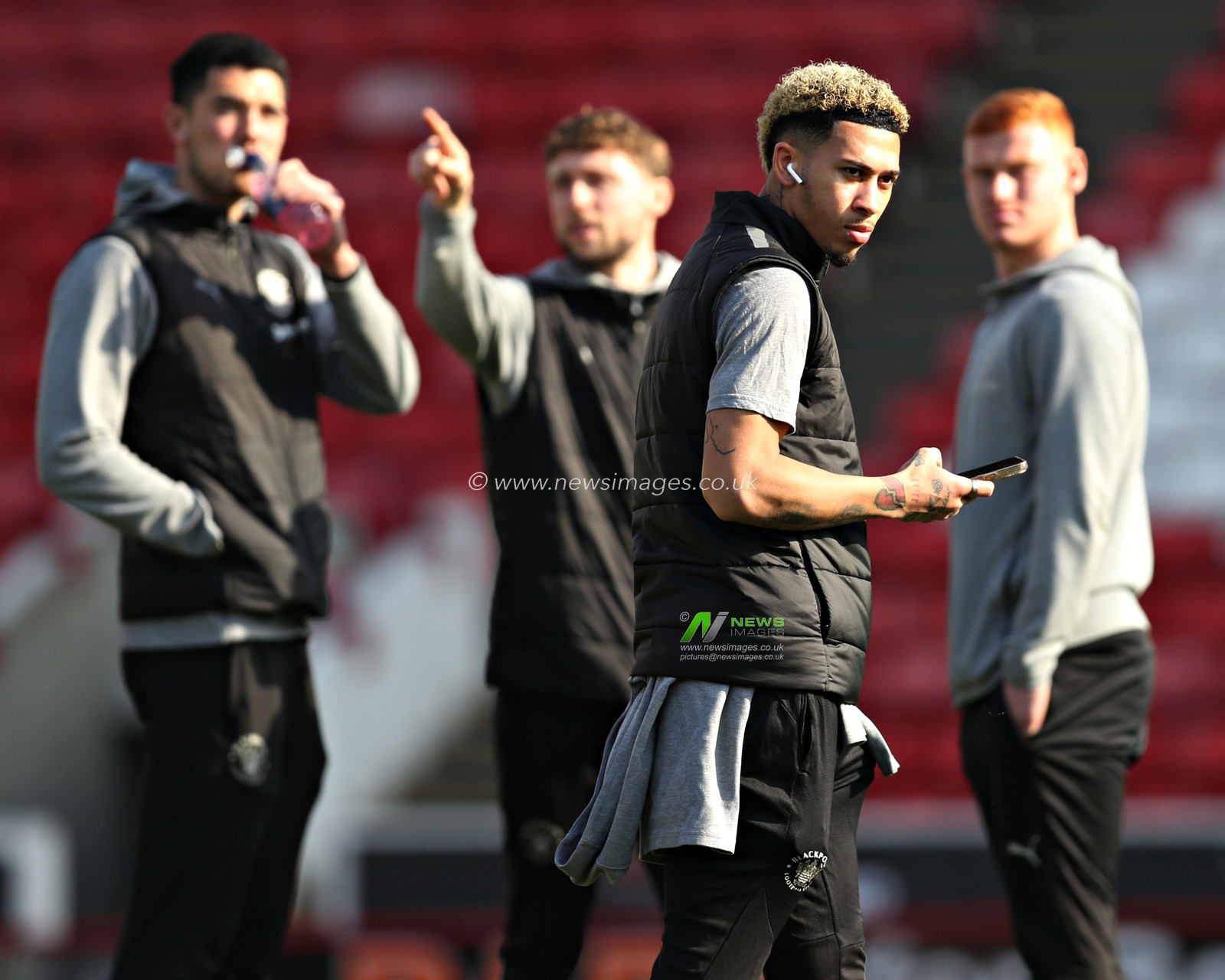 Jordan Gabriel of Blackpool F.C. before the Sky Bet League 1 match Barnsley vs Blackpool at Oakwell, Barnsley, United Kingdom, 8th March 2025

(Photo by Sam Eaden/News Images)