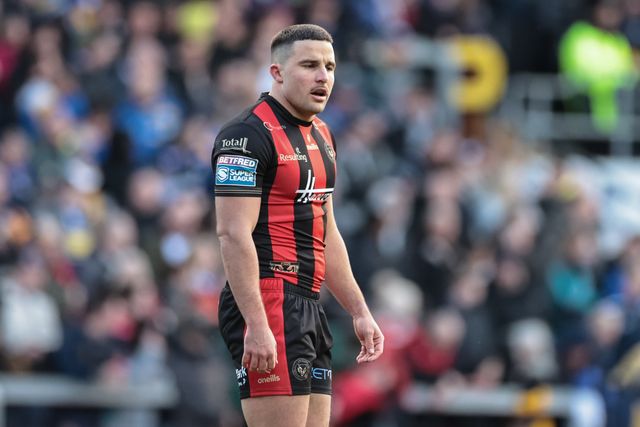 Josh Smith of Warrington Wolves during the Betfred Super League round 6 match Leeds Rhinos vs Warrington Wolves at AMT Headingley Stadium, Leeds, United Kingdom on 29 March 2026

(Photo by Mark Cosgrove/News Images)