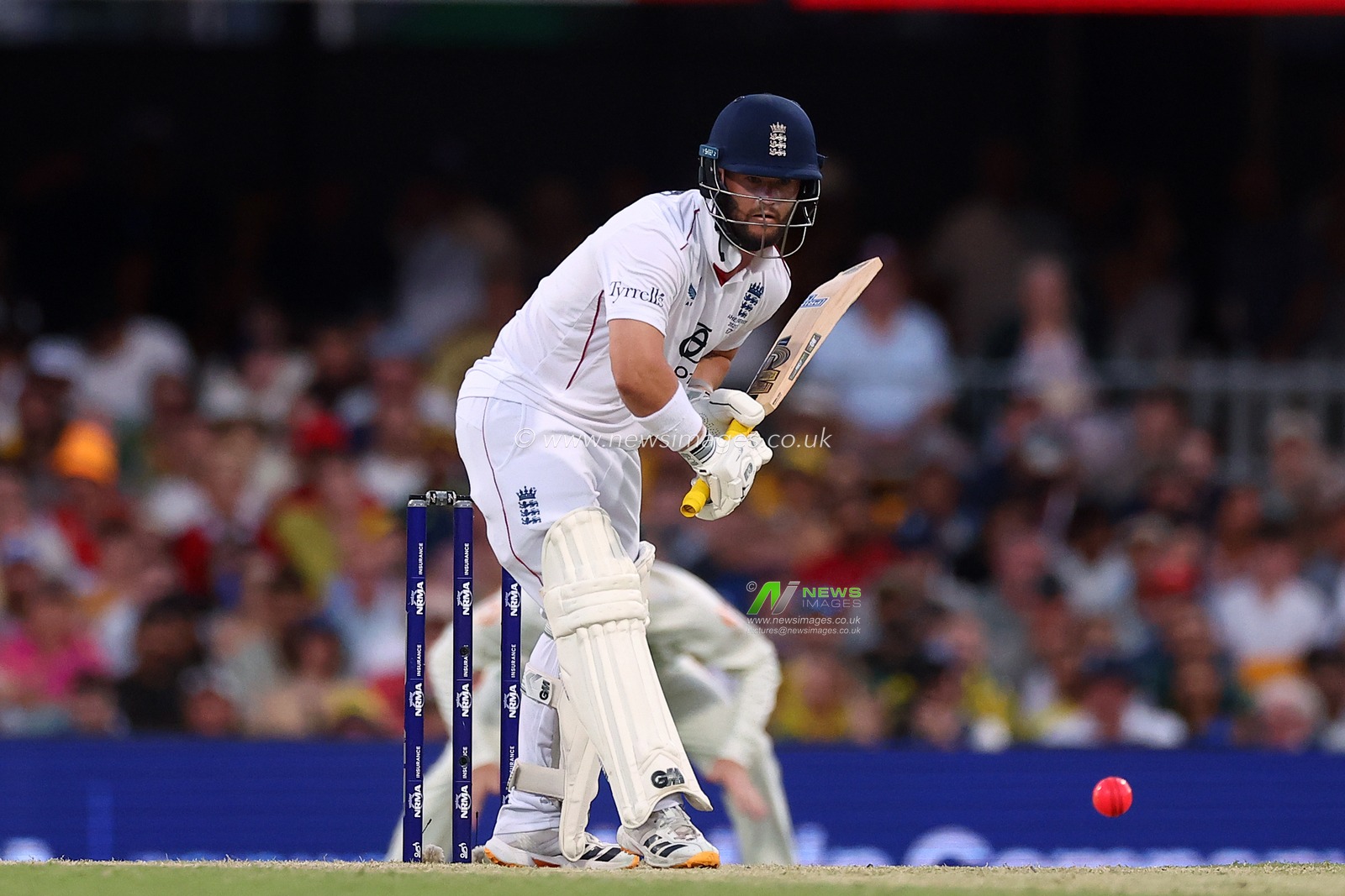 Ben Duckett of England bats during Day 3 of the Second Test in the NRMA Insurance Ashes Series Australia vs England at The Gabba, Brisbane Cricket Ground, Brisbane, Australia, 6th December 2025

(Photo by Patrick Hoelscher/News Images)

*** GER AUT SUI OUT ***