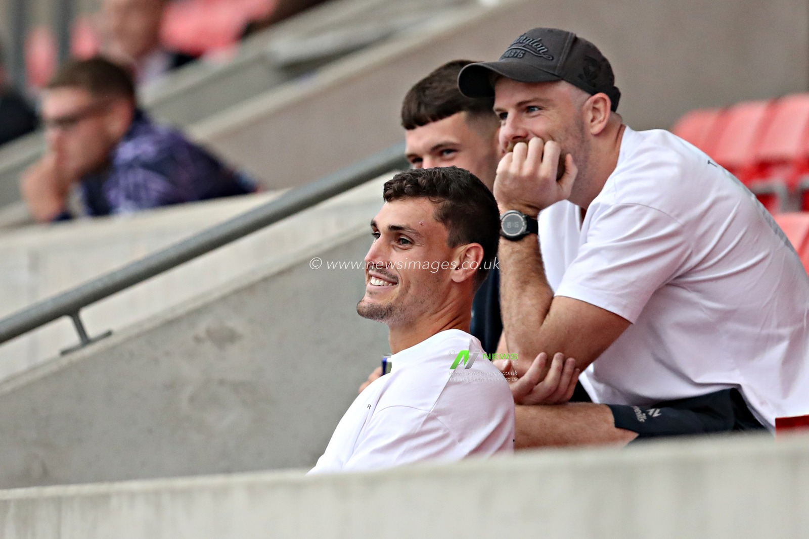 Sam Stone of Warrington Wolves before the Betfred Super League round 17 match Salford Red Devils vs Warrington Wolves at Salford Community Stadium, Eccles, United Kingdom, 4th July 2025(Photo by Sam Eaden/News Images)