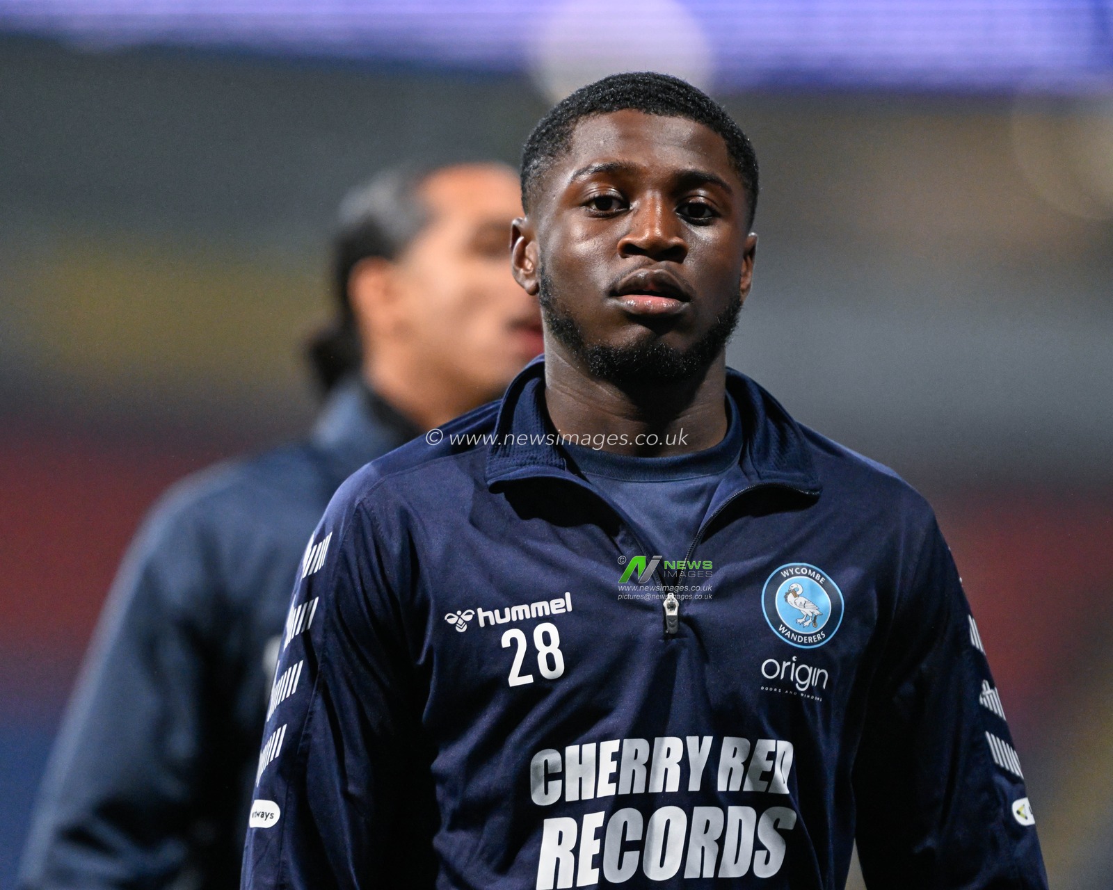 Gideon Kodua warms up ahead of the match, during the Sky Bet League 1 match Bolton Wanderers vs Wycombe Wanderers at Toughsheet Community Stadium, Bolton, United Kingdom, 13th February 2024

(Photo by Cody Froggatt/News Images)