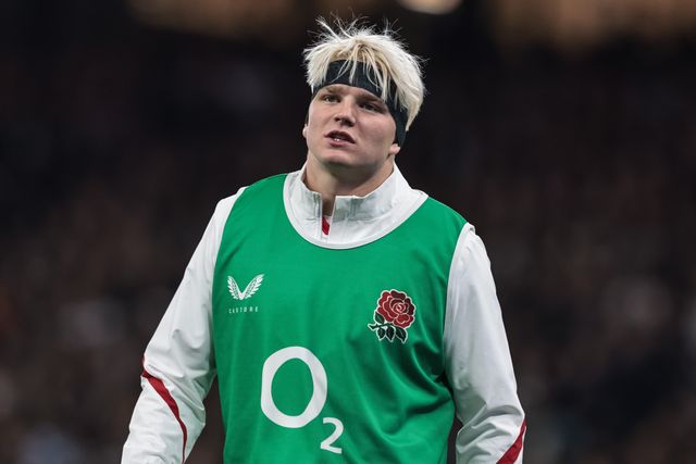 Henry Pollock of England during the Quilter Nations Series 2025 match England vs Fiji at Allianz Stadium, Twickenham, United Kingdom, 8th November 2025

(Photo by Mark Cosgrove/News Images)

*** GER AUT SUI OUT ***