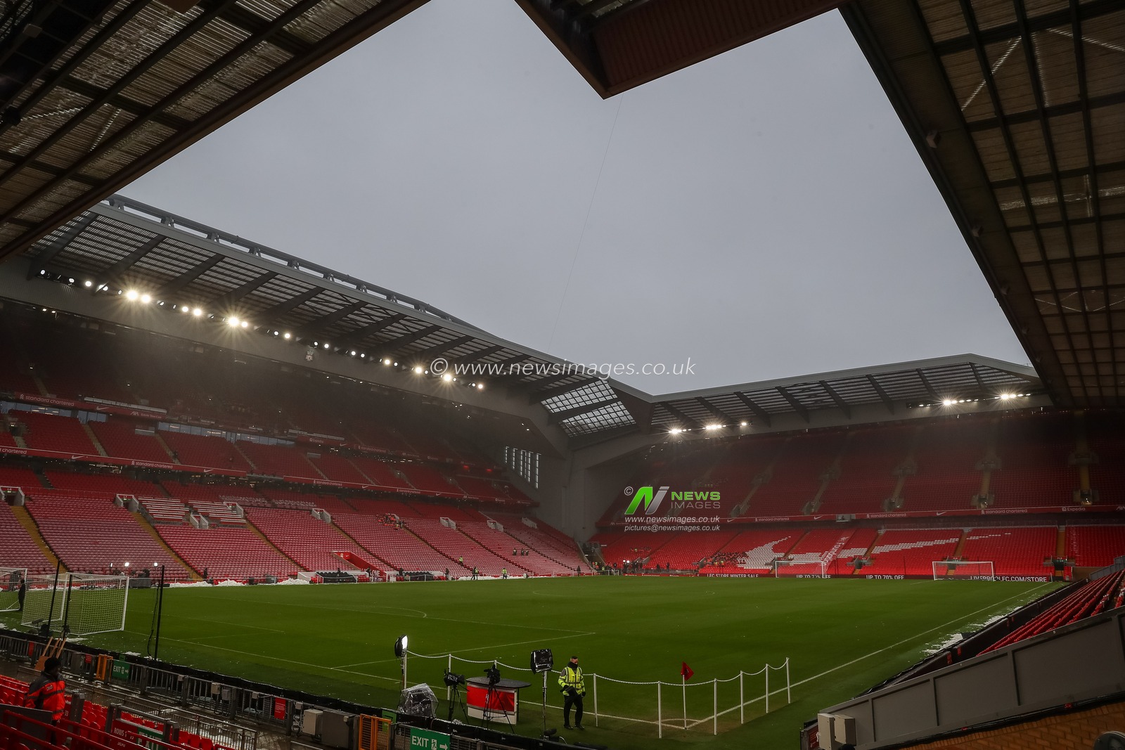 A general view of Anfield during the Premier League match Liverpool vs Manchester United at Anfield, Liverpool, United Kingdom, 5th January 2025

(Photo by Gareth Evans/News Images)