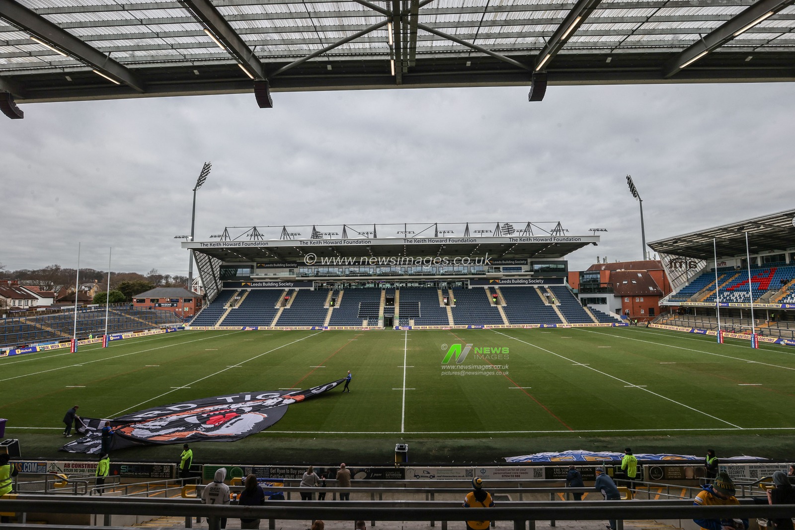 A general view of Headingley Stadium during the Betfred Super League Round 3 match Leeds Rhinos vs Castleford Tigers at Headingley Stadium, Leeds, United Kingdom, 2nd March 2025

(Photo by Alfie Cosgrove/News Images)