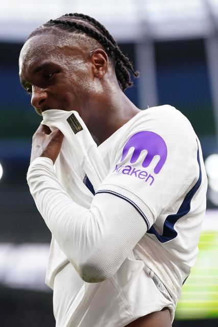 Mathys Tel of Tottenham Hotspur during the Premier League match Tottenham Hotspur vs Newcastle Untied at Tottenham Hotspur Stadium, London, United Kingdom on 29 August 2026

(Photo by Harvey Murphy/News Images)