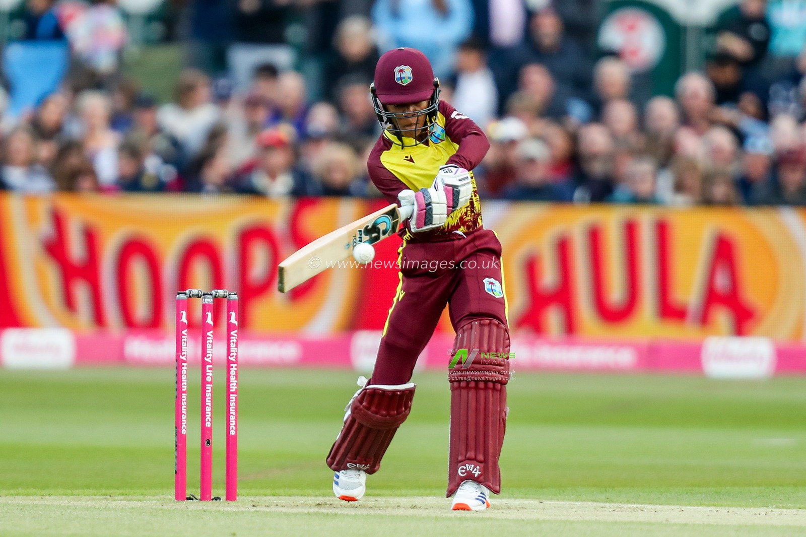 Realeanna Grimmond of West Indies Women bats during the 1st Vitality IT20 Series England Women v West Indies Women at The Spitfire Ground, Canterbury, United Kingdom, 21st May 2025

(Photo by Izzy Poles/News Images)