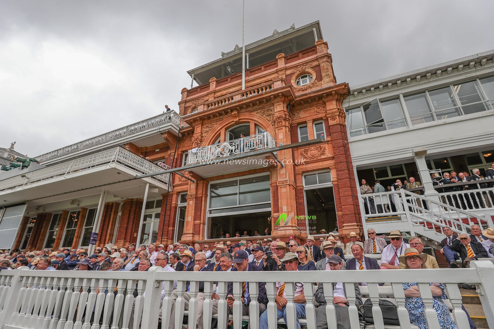 Marylebone Cricket Club members watch the game during the LV= Insurance Ashes Test Series Second Test Day 1 England v Australia at Lords, London, United Kingdom, 28th June 2023

(Photo by Mark Cosgrove/News Images)